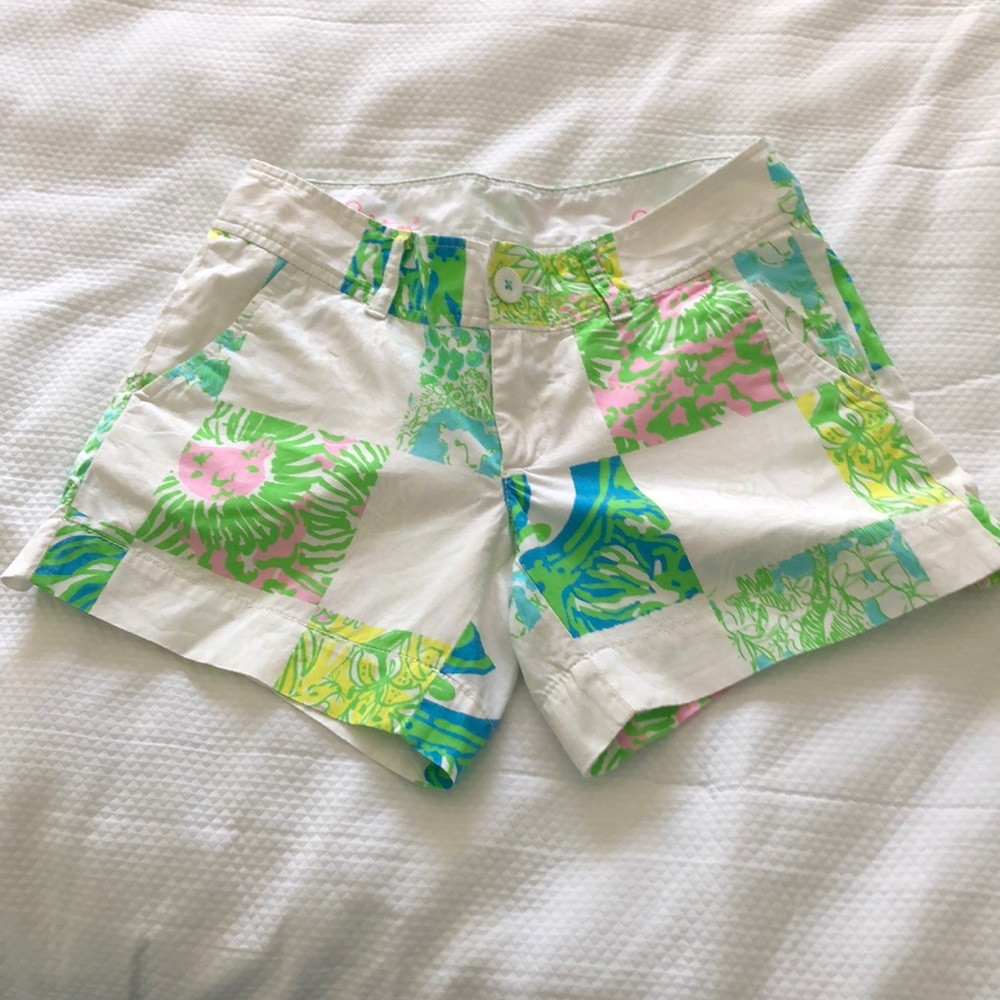 Lilly Pulitzer Callahan Shorts 0 EUC